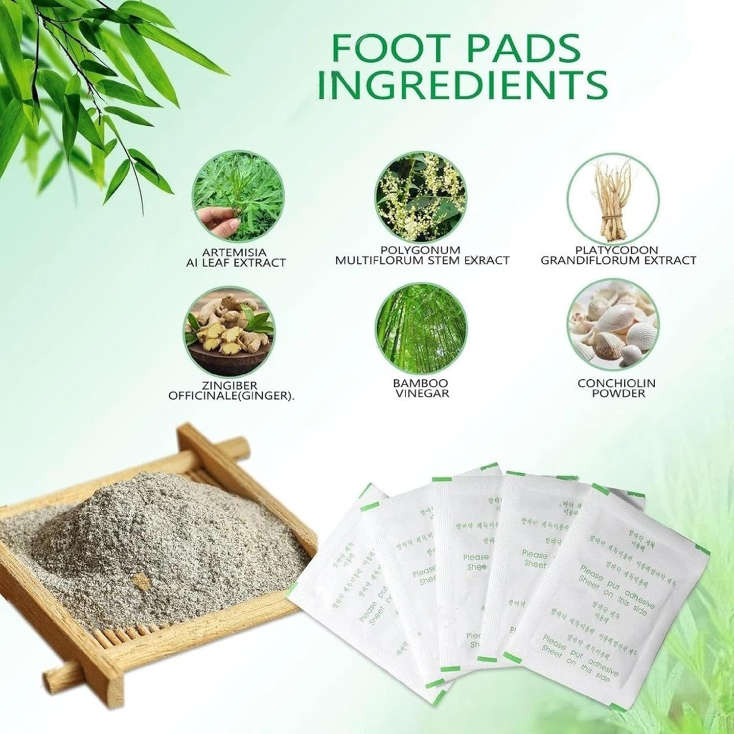 All-Natural Herbal Overnight Foot Detox Pads