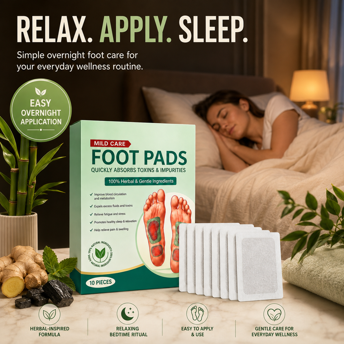 Detox Foot Patches (Pack of 10) BUY 1 GET 1 FREE