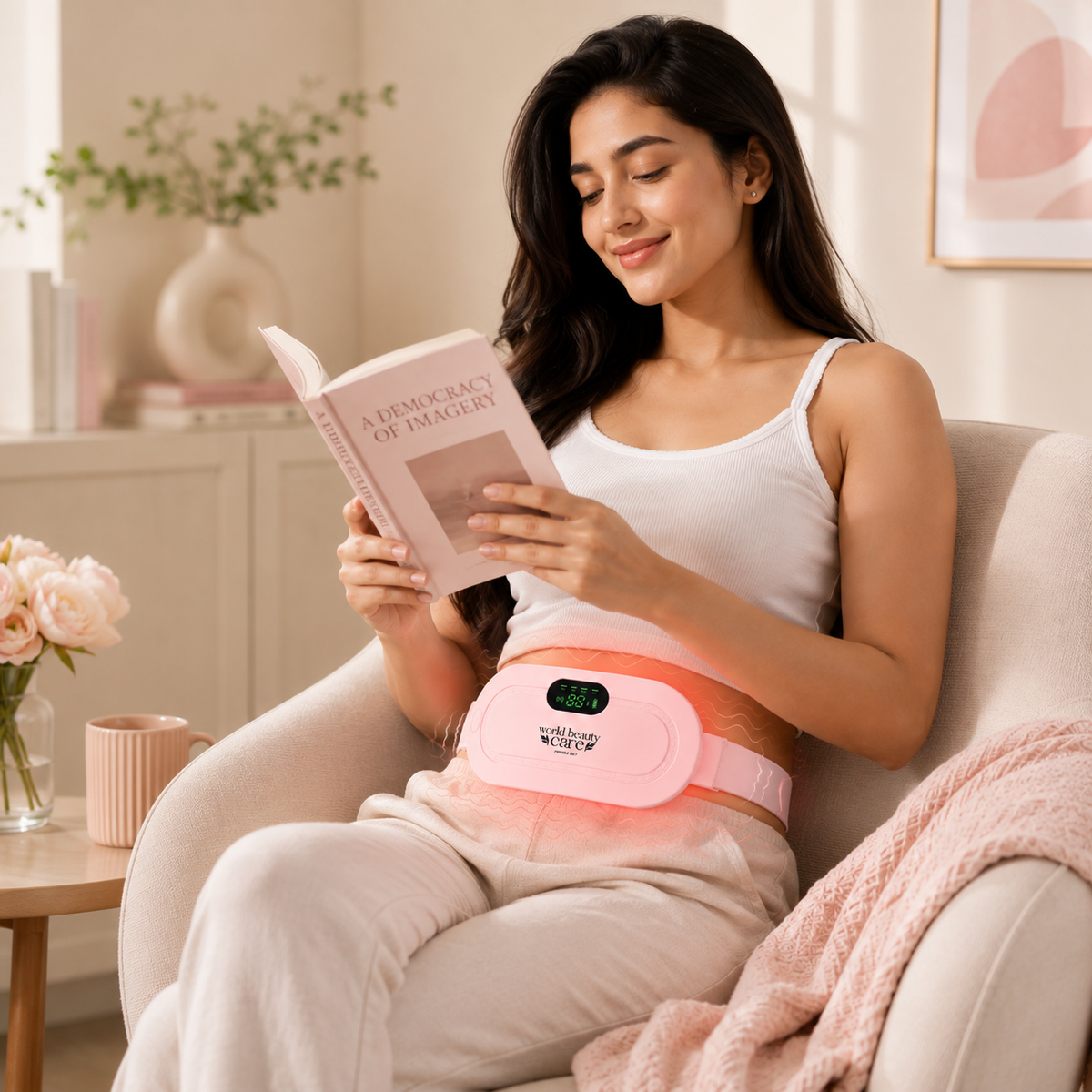 Portable Heating & Massage Belt