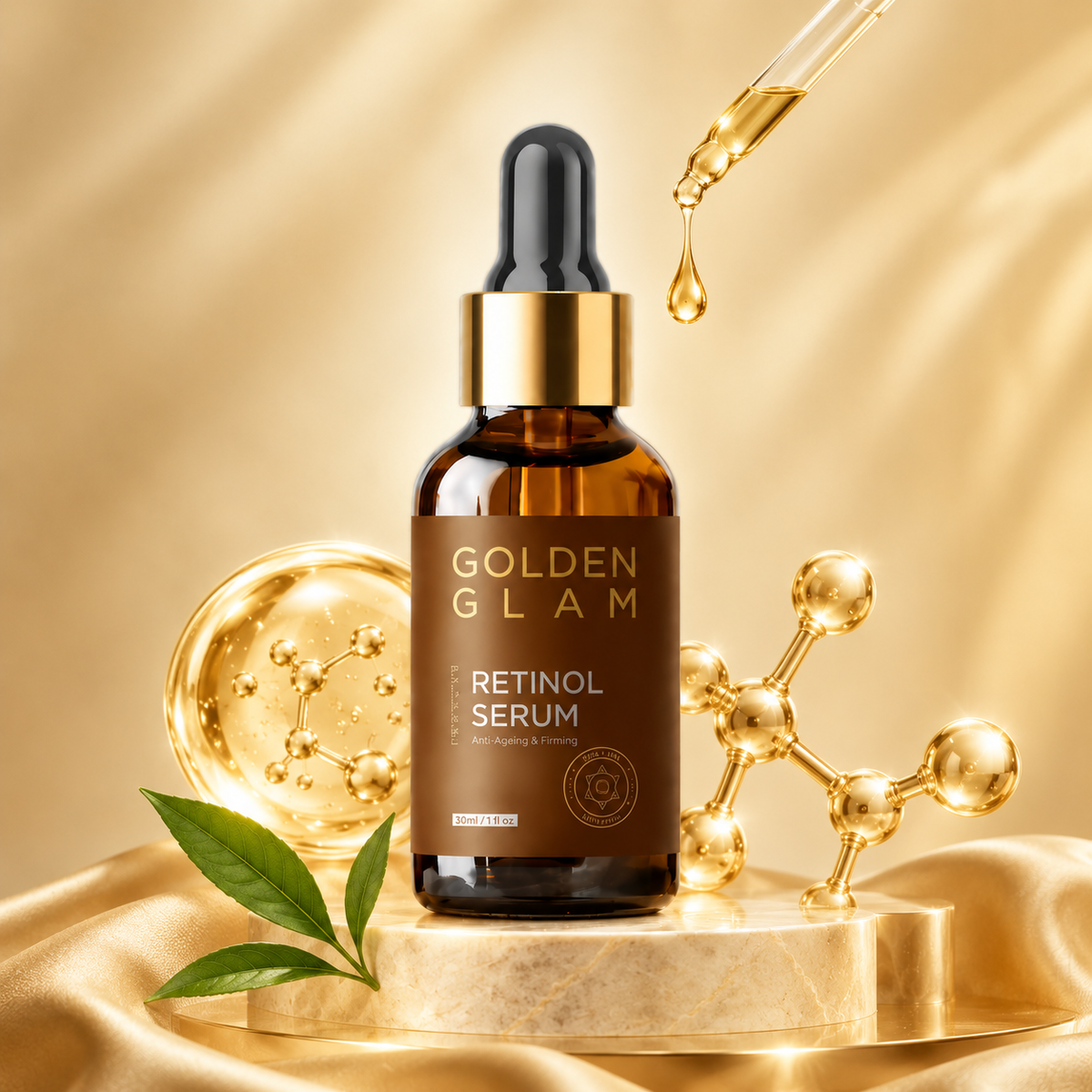 Golden Glam Retinol Serum