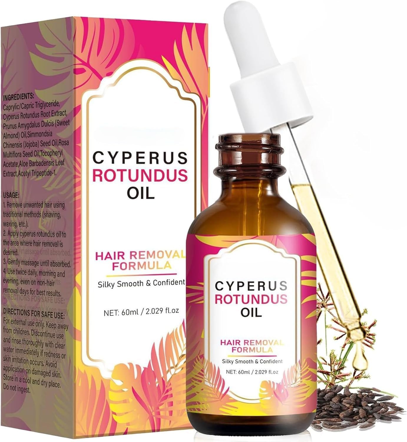 Cyperus Rotundus Oil for Hair Removal (Pack Of 2)