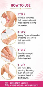 Cyperus Rotundus Oil for Hair Removal (Pack Of 2)